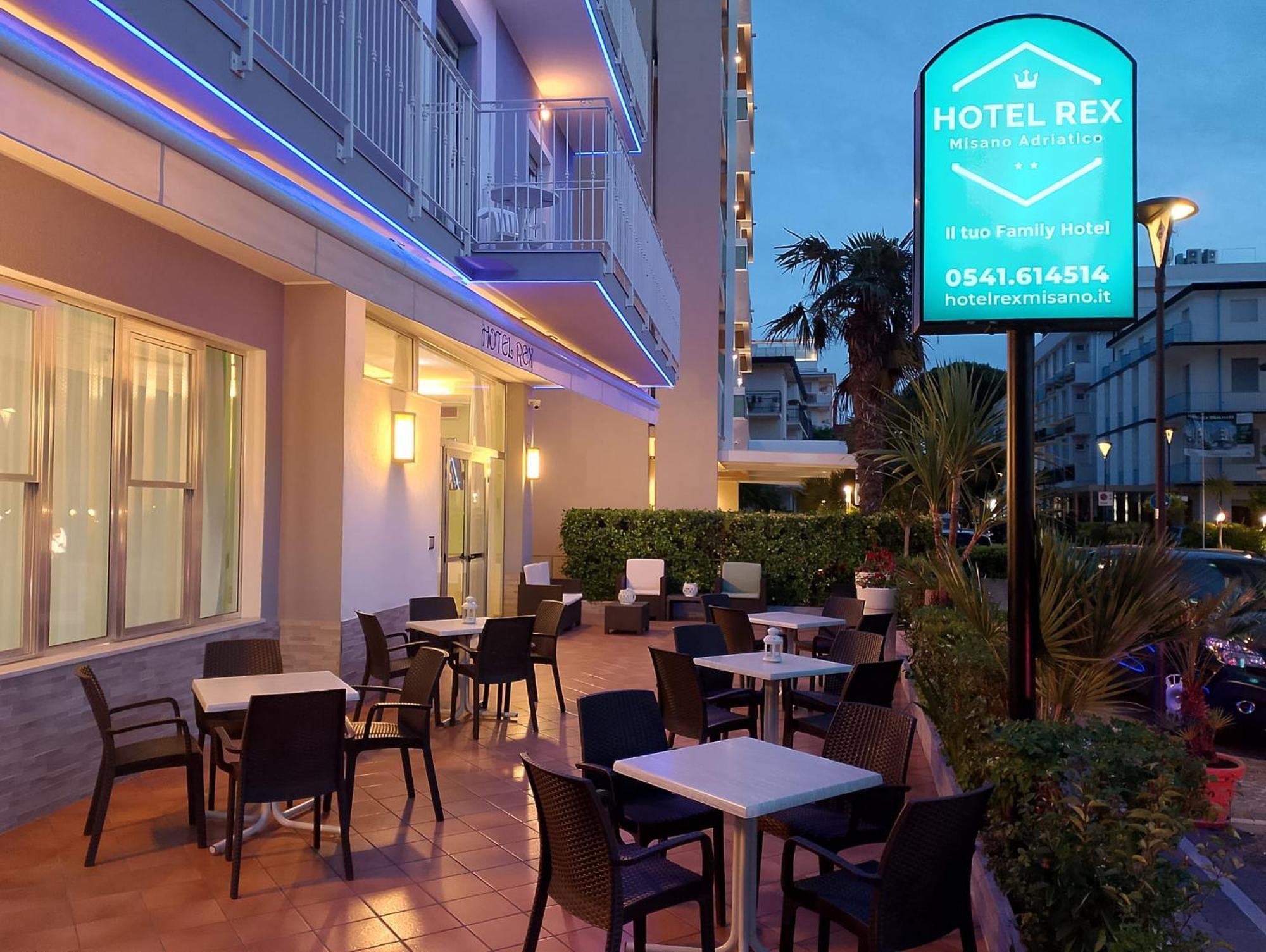 Hotel Rex Misano Adriatico Eksteriør billede